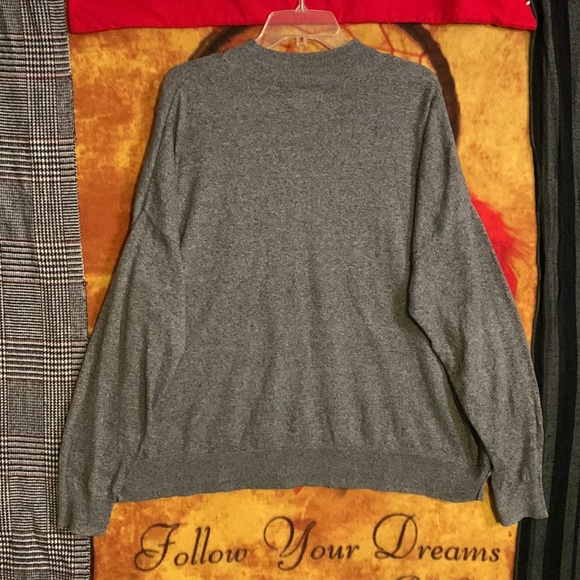 OLD NAVY-men’s gray crew/turtleneck long sleeve pullover sweater - Picture 6 of 9